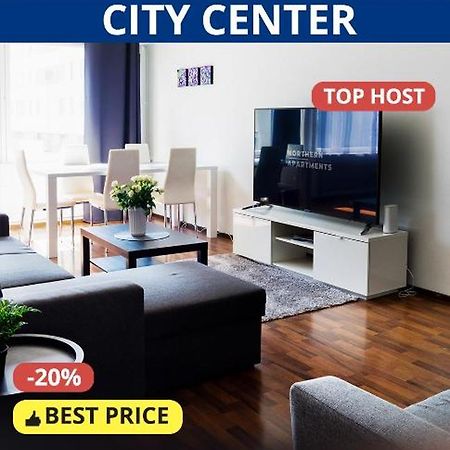 Oulu City Center 4-Room Apartment Parking Exteriér fotografie